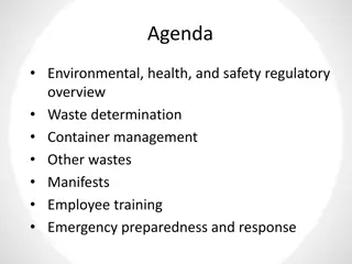 Comprehensive Environmental and Safety Regulatory Overview