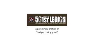 Bad Guys Doing Good: The 501st Legion's Impact