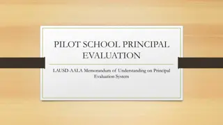 LAUSD-AALA Principal Evaluation MOU