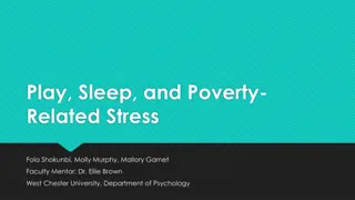 The Impact of Poverty-Related Stress on Children's Play and Sleep