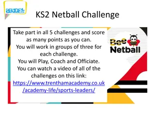 KS2 Netball Challenge: Complete All 5 Challenges