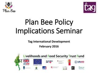 Plan Bee Policy Implications Seminar for International Development