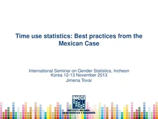 Time Use Statistics in Mexico: Best Practices and Methodological Insights