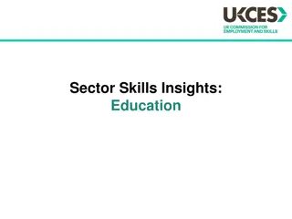 Skills Challenges in the Education Sector: Transforming Approaches for Future Growth