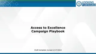 Access to Excellence Campaign Playbook: Engaging SRVUSD Audiences