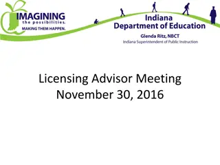 Enhancing Educator Licensing Standards in Indiana