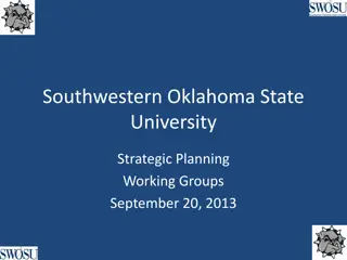 Strategic Planning at Southwestern Oklahoma State University