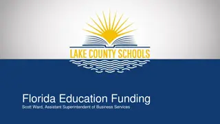 Overview of Education Funding in Florida