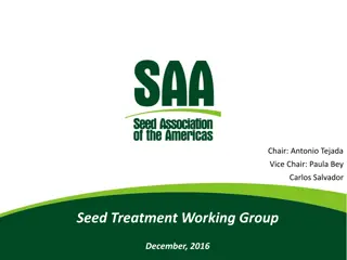 Seed Treatment Working Group Overview in the Americas