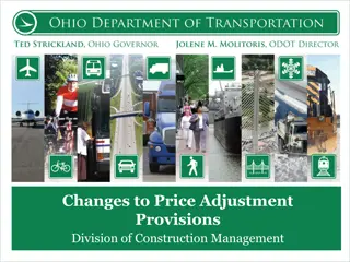 Changes to Price Adjustment Provisions in Construction Management