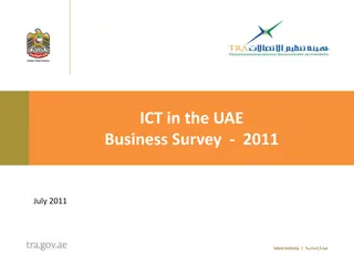 Survey of ICT Usage in Businesses in the UAE