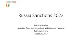 Overview of 2022 US and Russia Sanctions and Blocked Persons