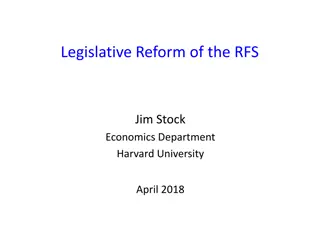 Legislative Reform of the Renewable Fuel Standard Act