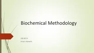 Biochemical Methodology 530 - Lactate Dehydrogenase Extraction and Purification Experiment