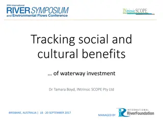 Enhancing Social and Cultural Benefits of Waterway Investment through Design Principles