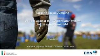 Tackling Social Dumping in Italian Agriculture: Fighting the Caporalato System