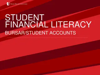 Student Financial Literacy and Bursar Services at Stony Brook University