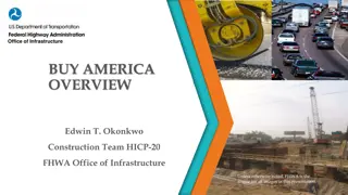 Buy America Requirements in Federal Infrastructure Projects