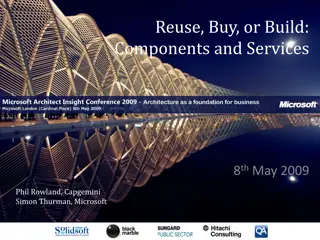 Reuse, Buy, or Build: Components and Services Evaluation Framework