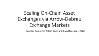 Leveraging Arrow-Debreu Exchange Mechanisms for On-Chain Asset Exchanges