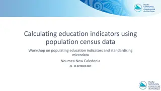 Population Census Data Workshop on Education Indicators