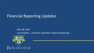 Financial Reporting Updates - Capitalization Threshold Policy Changes