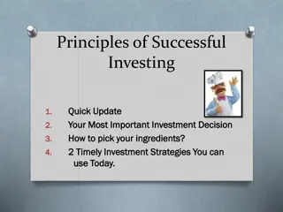 Principles of Successful Investing: Key Decisions and Strategies