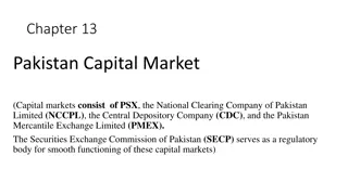 Overview of Pakistan Capital Market and Securities Exchange Commission