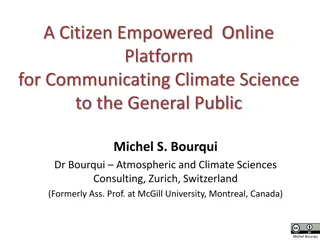 Bridging Climate Science with the Public: Empowering Citizens Online