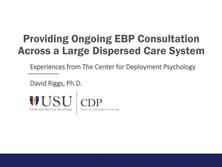 Enhancing Evidence-Based Practice Consultation in a Large Care System