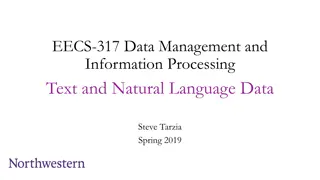 Natural Language Data Processing