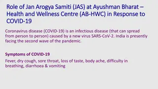 Role of Jan Arogya Samiti (JAS) in Preventing Spread of COVID-19 at Ayushman Bharat Health and Wellness Centre (AB-HWC)