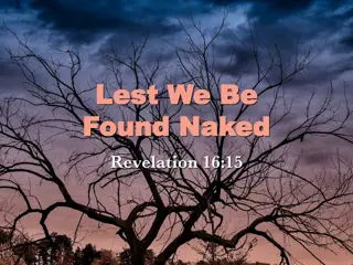 God's Revelation of Nakedness: A Biblical Perspective