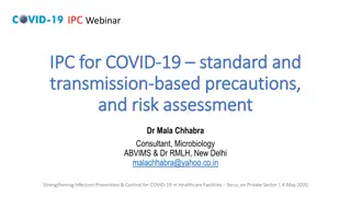 Infection Prevention and Control for COVID-19 in Healthcare