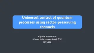 Universal Control of Quantum Processes Using Sector-Preserving Channels