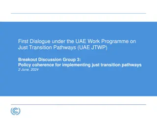 Policy Coherence for Just Transition Pathways in UAE Work Programme