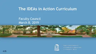 Innovative IDEAs in Action Curriculum Evolution at Faculty Council