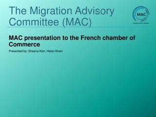 The Migration Advisory Committee Review and Findings