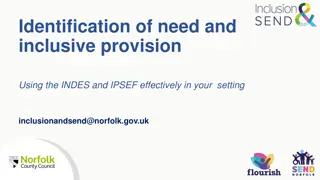 Effective Implementation of INDES and IPSEF for Inclusive Provision