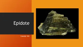 All About Epidote: Physical, Chemical, and Optical Properties