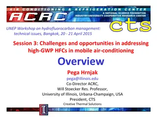 Challenges and Opportunities in Addressing High-GWP HFCs in Mobile Air Conditioning: Insights from UNEP Workshop