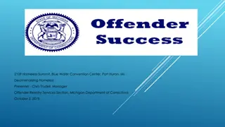 Efforts to Address Housing and Homelessness in Michigan Department of Corrections