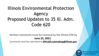 Proposed Updates to Illinois EPA Regulations