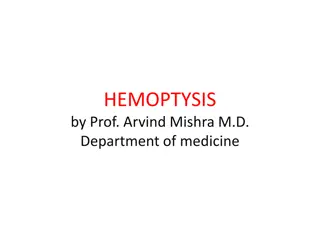 Understanding Hemoptysis: Causes, Diagnosis, and Management