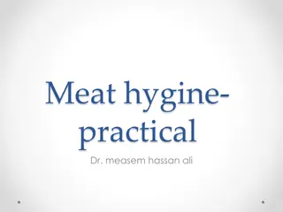 Meat Hygiene Practices in Slaughter Methods