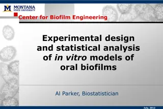 Statistical Thinking in In Vitro Biofilm Research