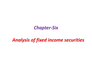 Fixed-Income Securities for Investment