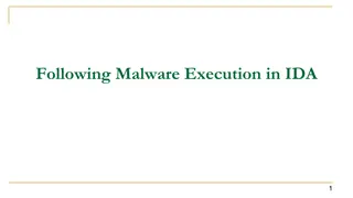 Malware Execution and DLLs in IDA