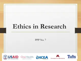 Evolution of Ethics in Human Subjects Research