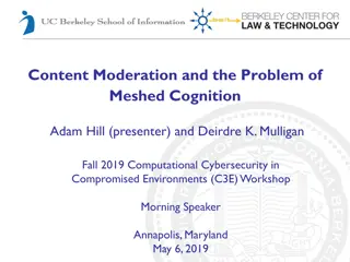 Challenges in Content Moderation and Cognitive Performance